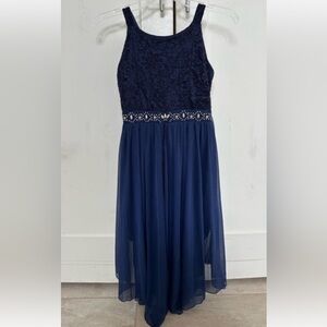 Amy Byer Navy Formal Girls Dress